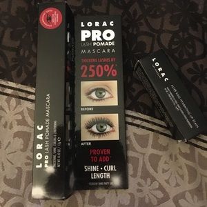 Lorac lip stain and mascara